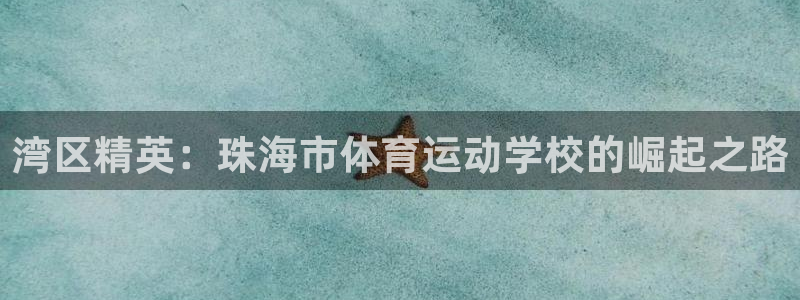 尊龙官网下载平台注册要钱吗安全吗：湾区精英：珠海市体